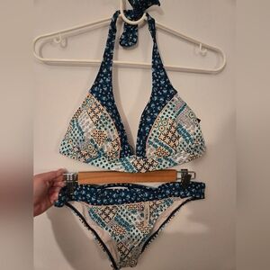 NWT Adore Me Floral Patterned Bikini Set